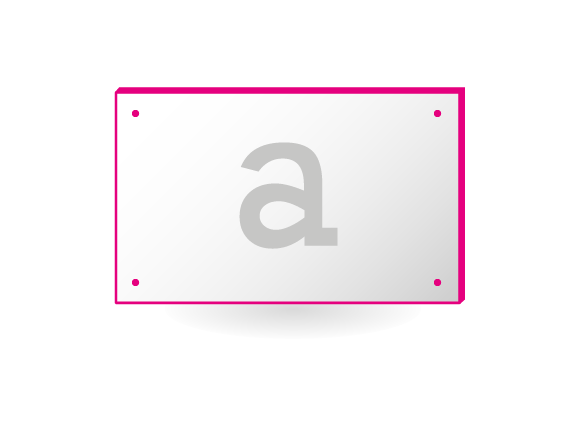 Druk na dibond, pcv, plexi, sklejce