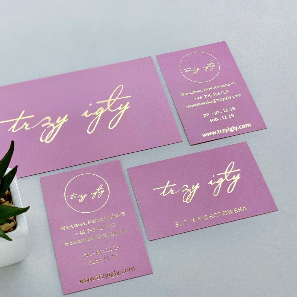 zlota folia i soft touch